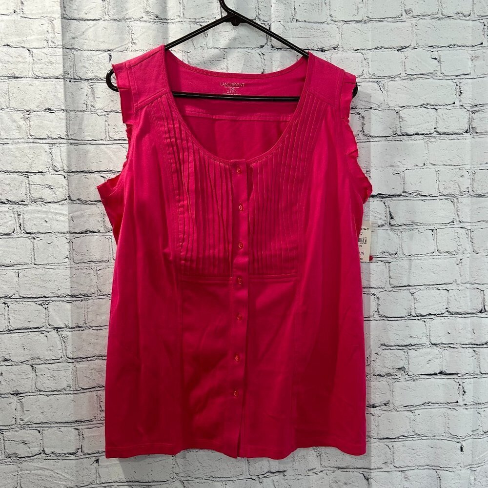 New with tags Women's Lane Bryant sleeveless blouse Size 14/16